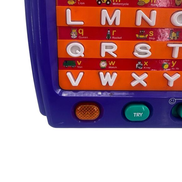 HTF Vintage Talk & Learn Alphabet Scientific Toys Educational Tablet Toy WORKS - Picture 3 of 10